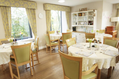 AbbeyWood Lodge care home Dining Room