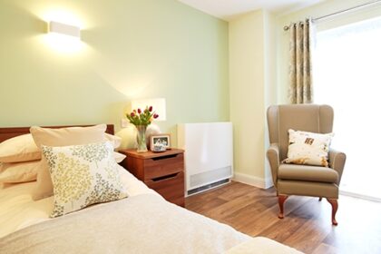Abbey Wood Lodge Care Home bedroom