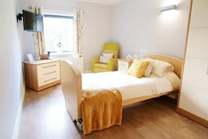 Abbey Wood Lodge Care Home bedroom